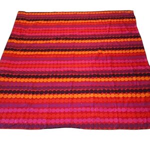 Marimekko Rasymatto Shower Curtain 100% cotton 72"X72" MCM Psychedelic READ